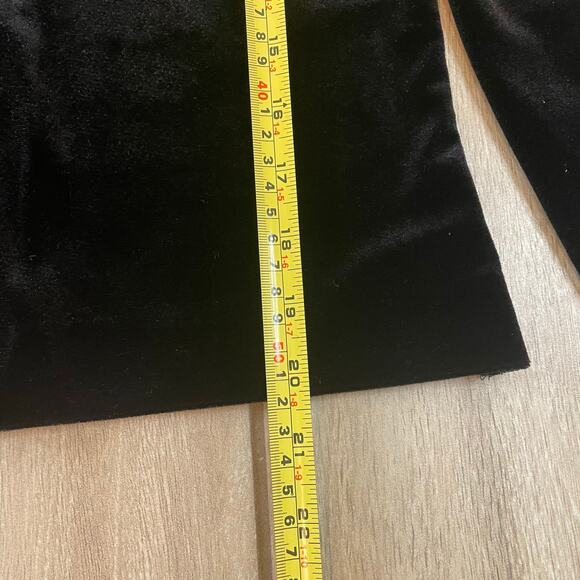 Ellen Figg Vintage Velvet Blazer Jacket Black Size 8 Made in USA - Picture 6 of 6